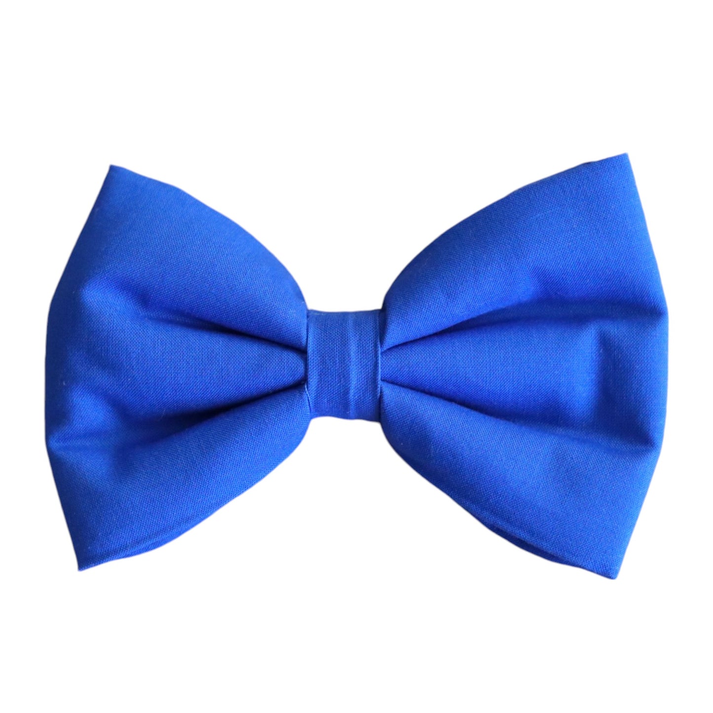 Blue Dog Collar Bow Tie